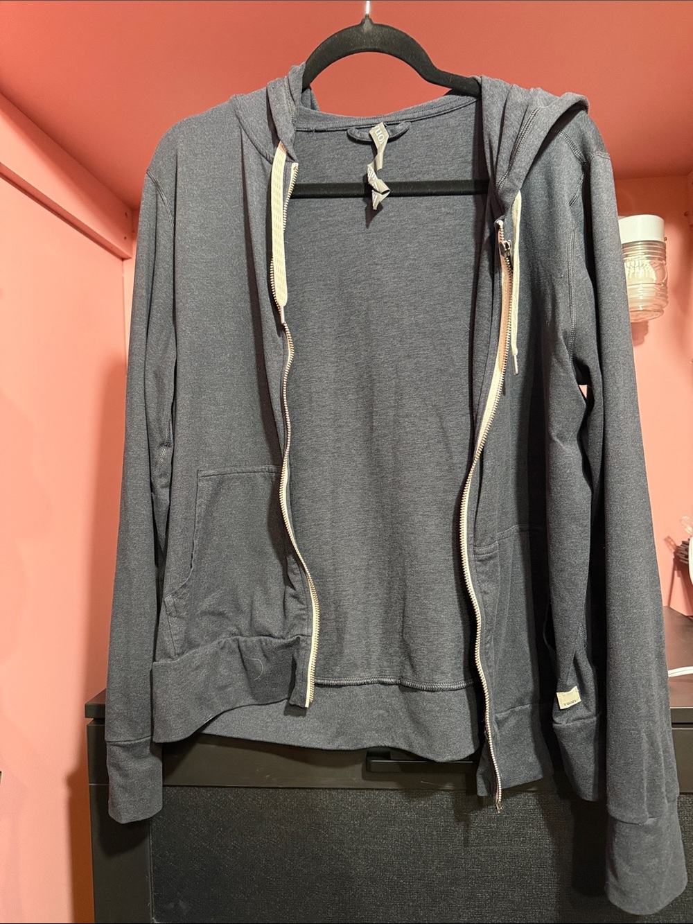 Vuori Halo Women's Zip-Up Hoodie Jacket - Navy Heather
